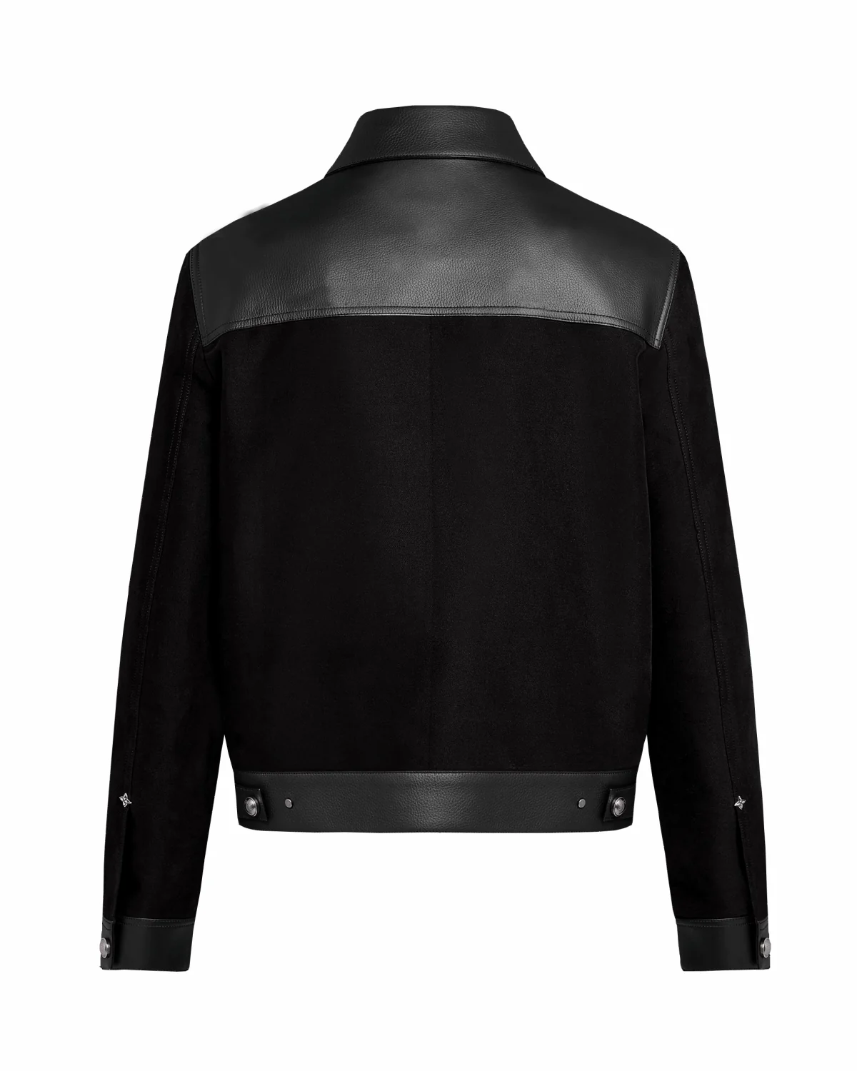 NOIR PATCH LEATHER JACKET - Image 10