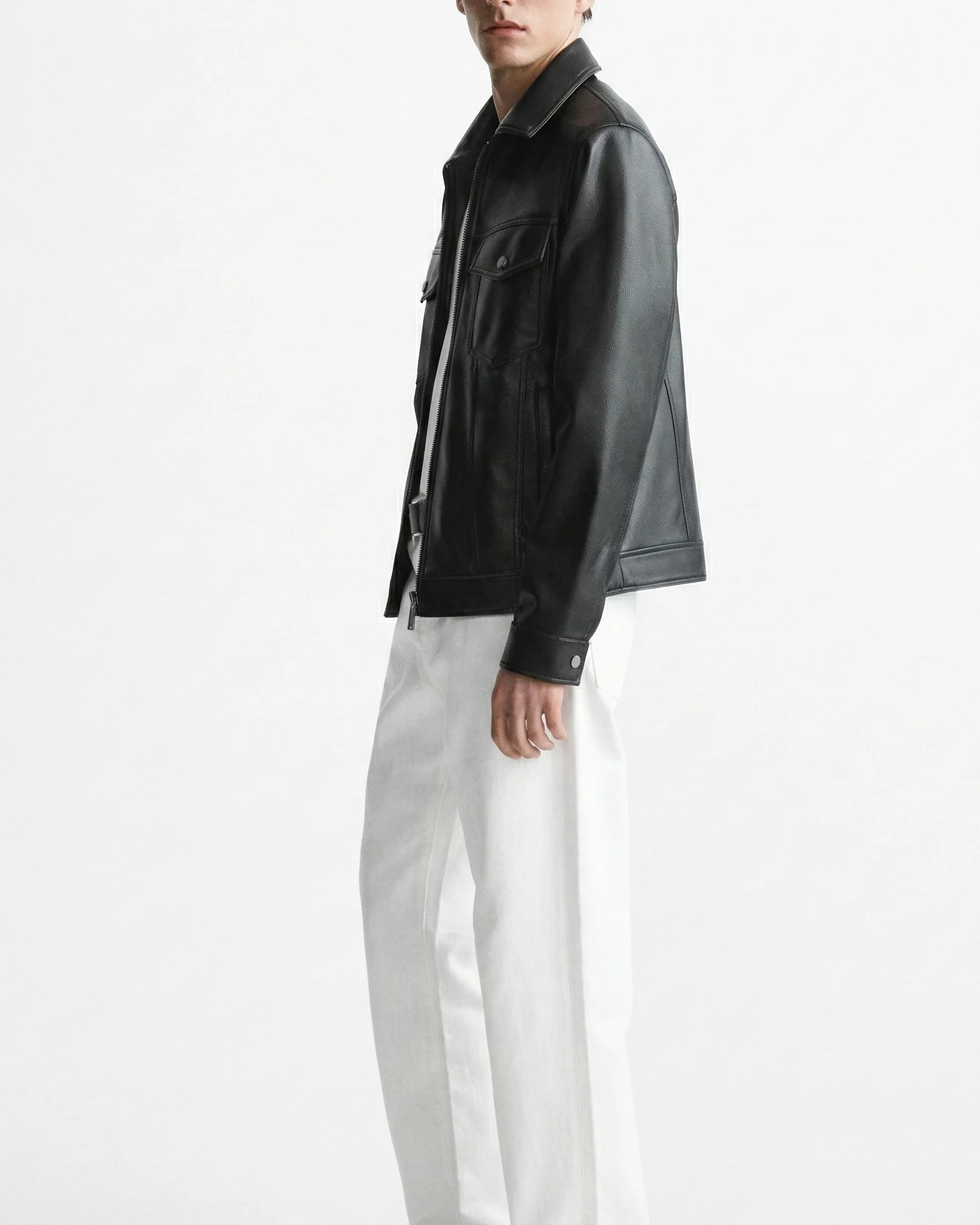 TRUCKER LEATHER JACKET - Image 10