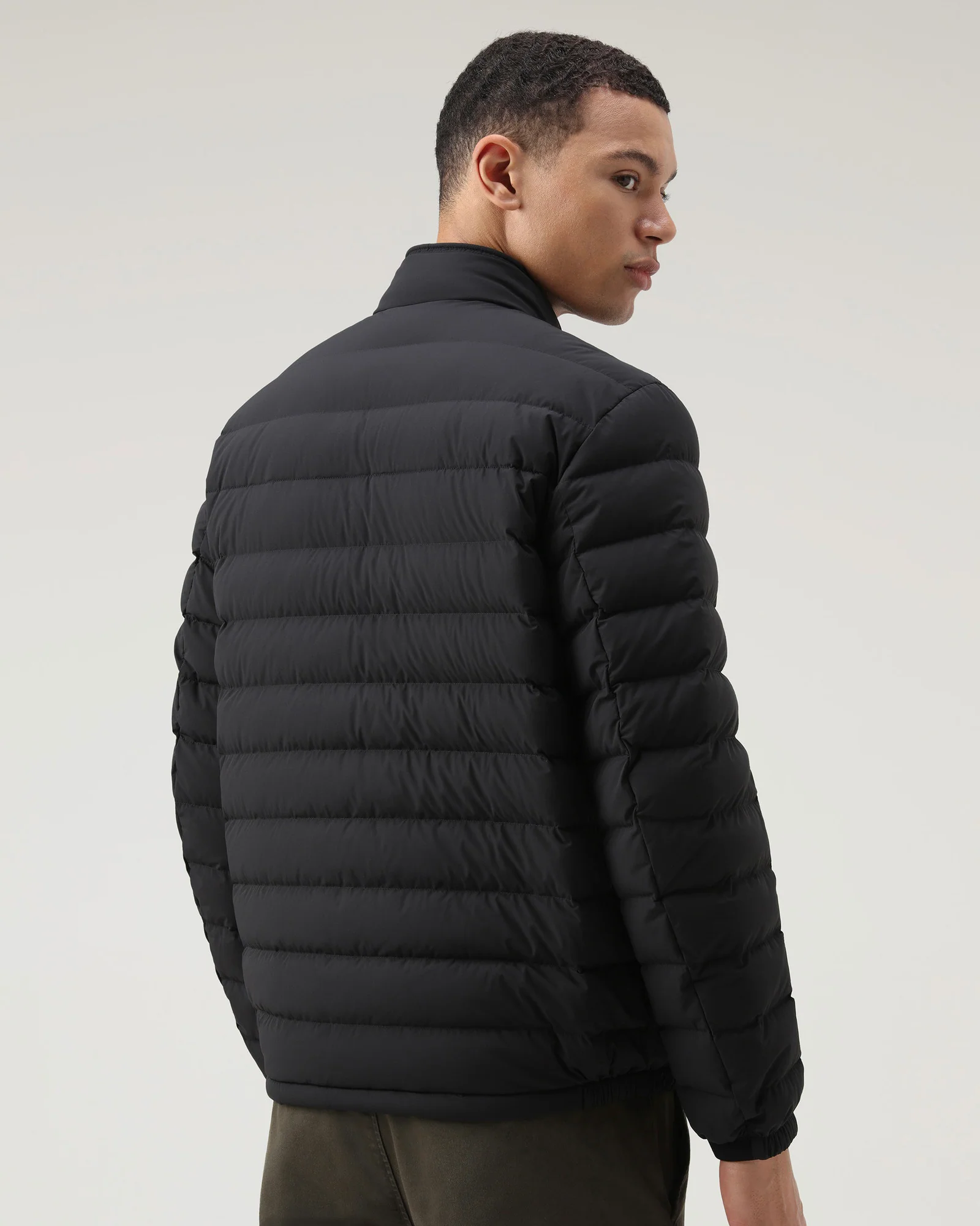 BLACK PUFFER JACKET - Image 4