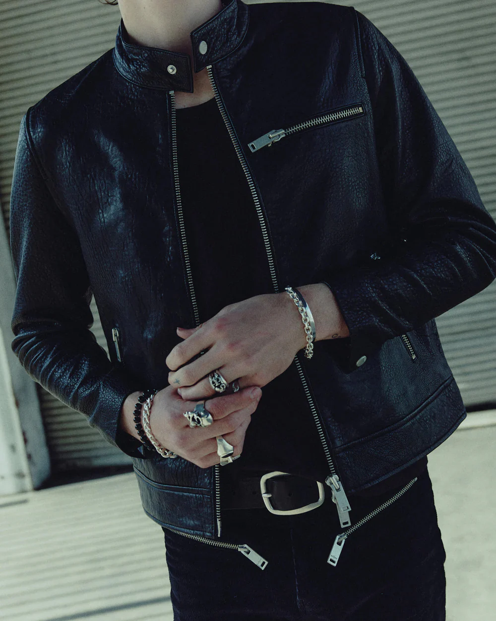 RACER LEATHER JACKET - Image 8