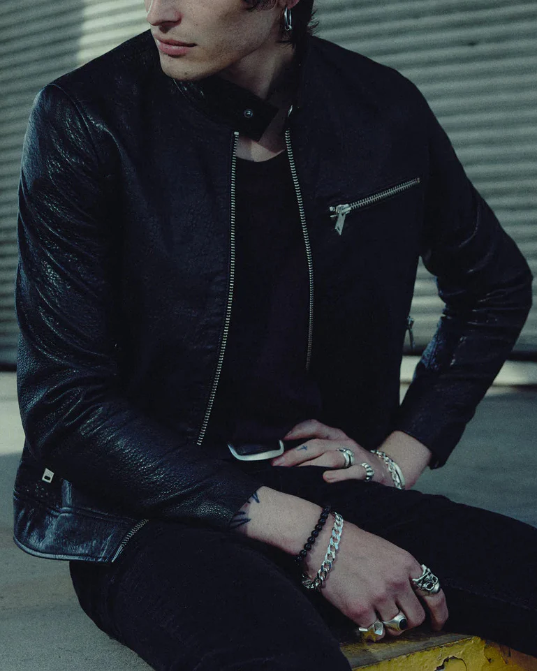 RACER LEATHER JACKET - Image 9